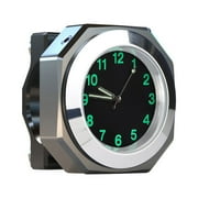 Aluminum Alloy Motorcycle Clock Waterproof Mount Quartz Clock Watch Luminous